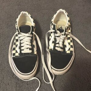 Vans black/checkered